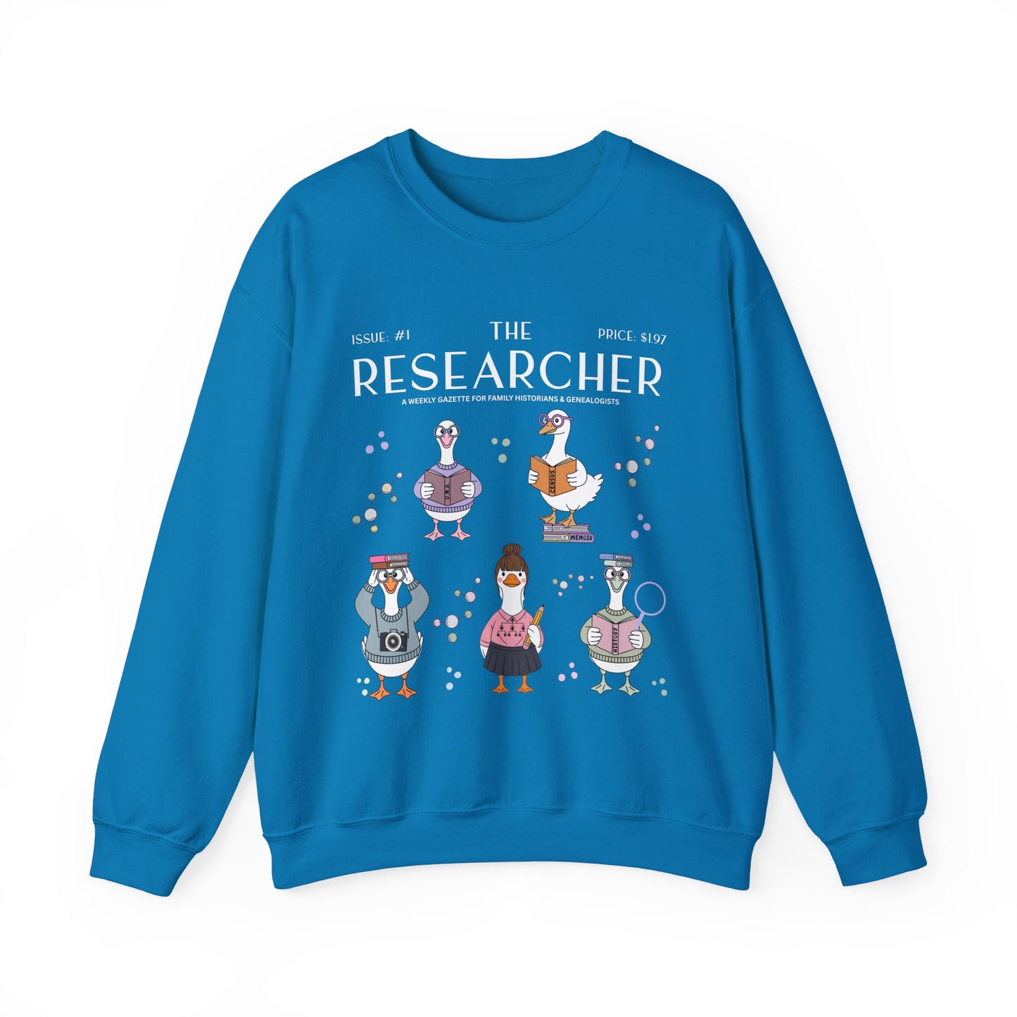 Researcher Goose Genealogy Sweatshirt