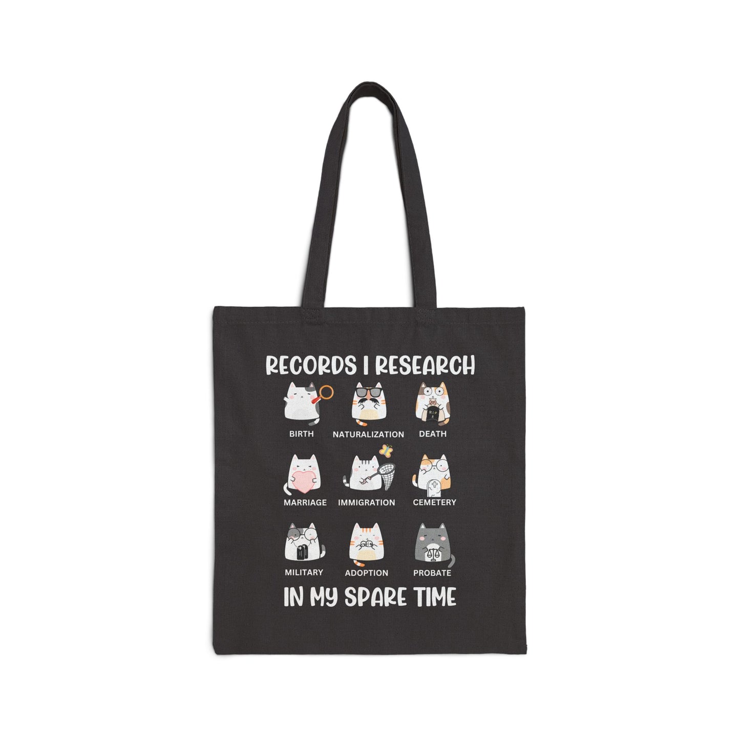Records I Search Funny Tote Bag Gift for Researcher
