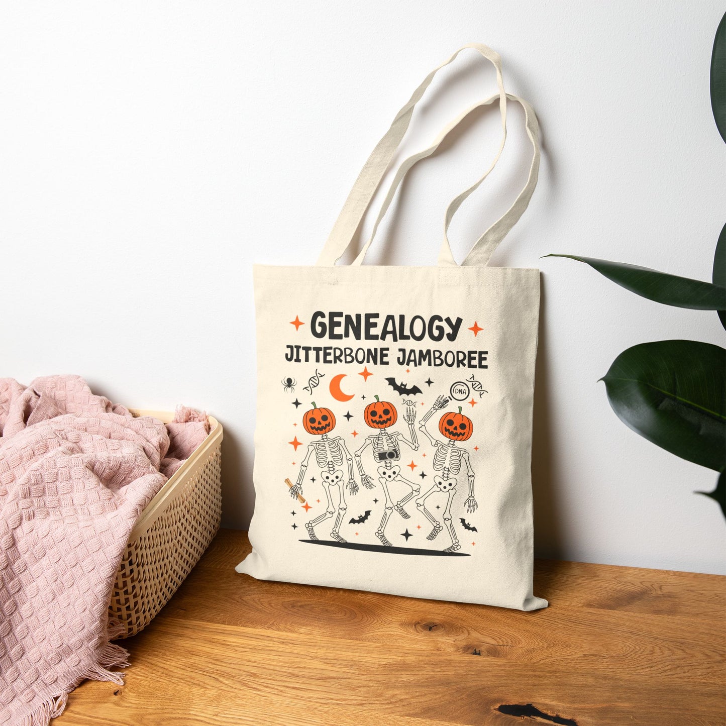 Jitterbone Jamboree Halloween Tote Bag