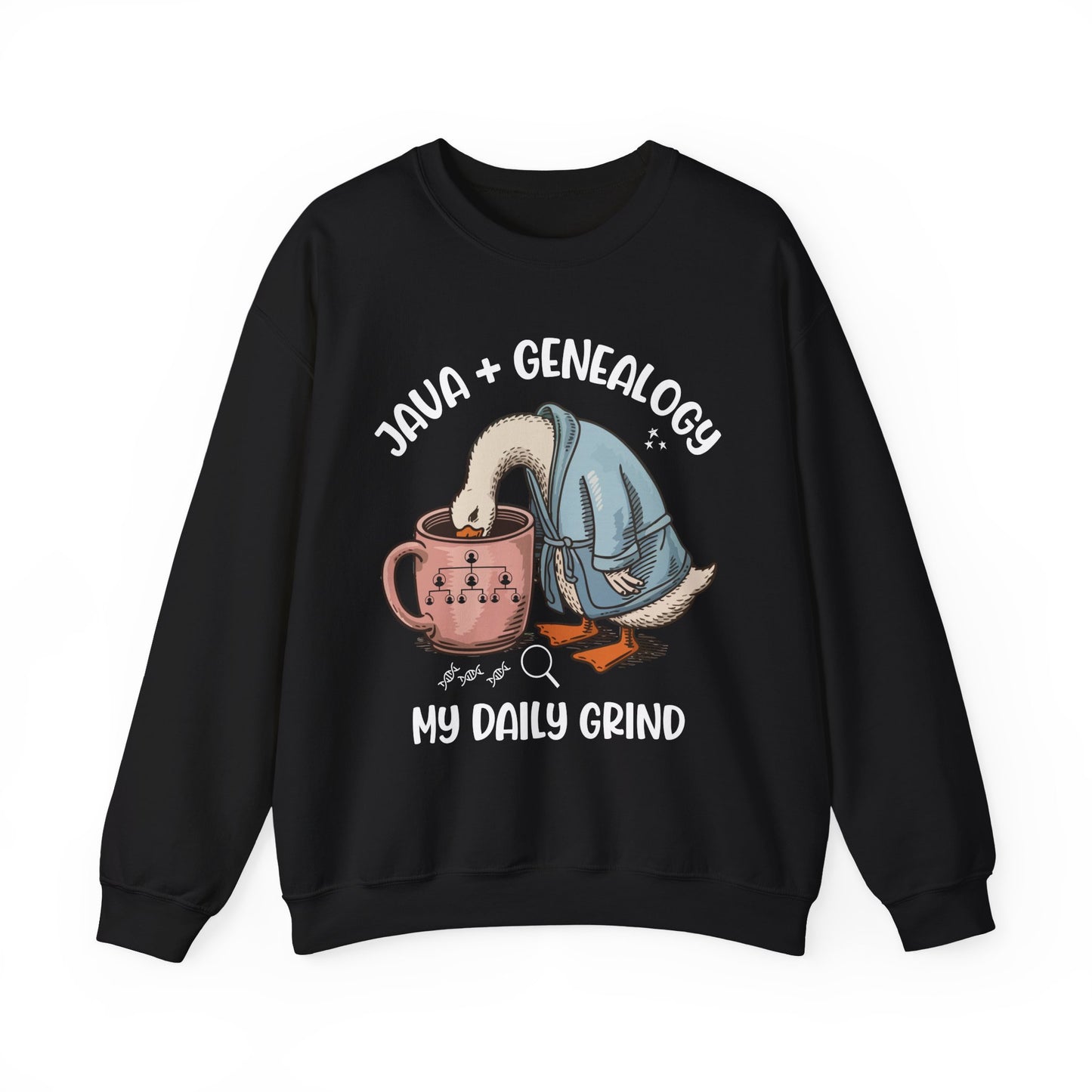 Java and Genealogy Sweatshirt