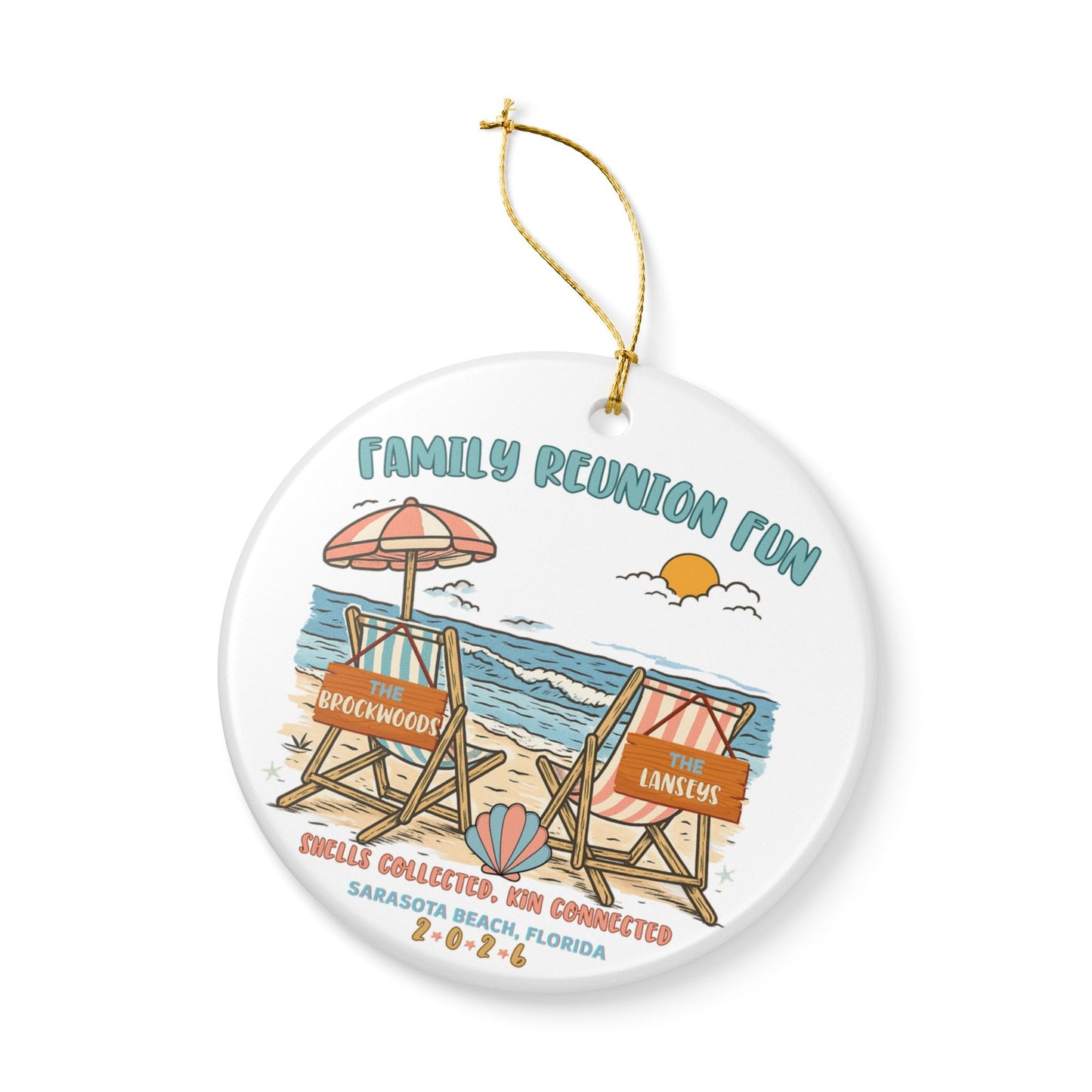 Family Reunion Personalized Ornament