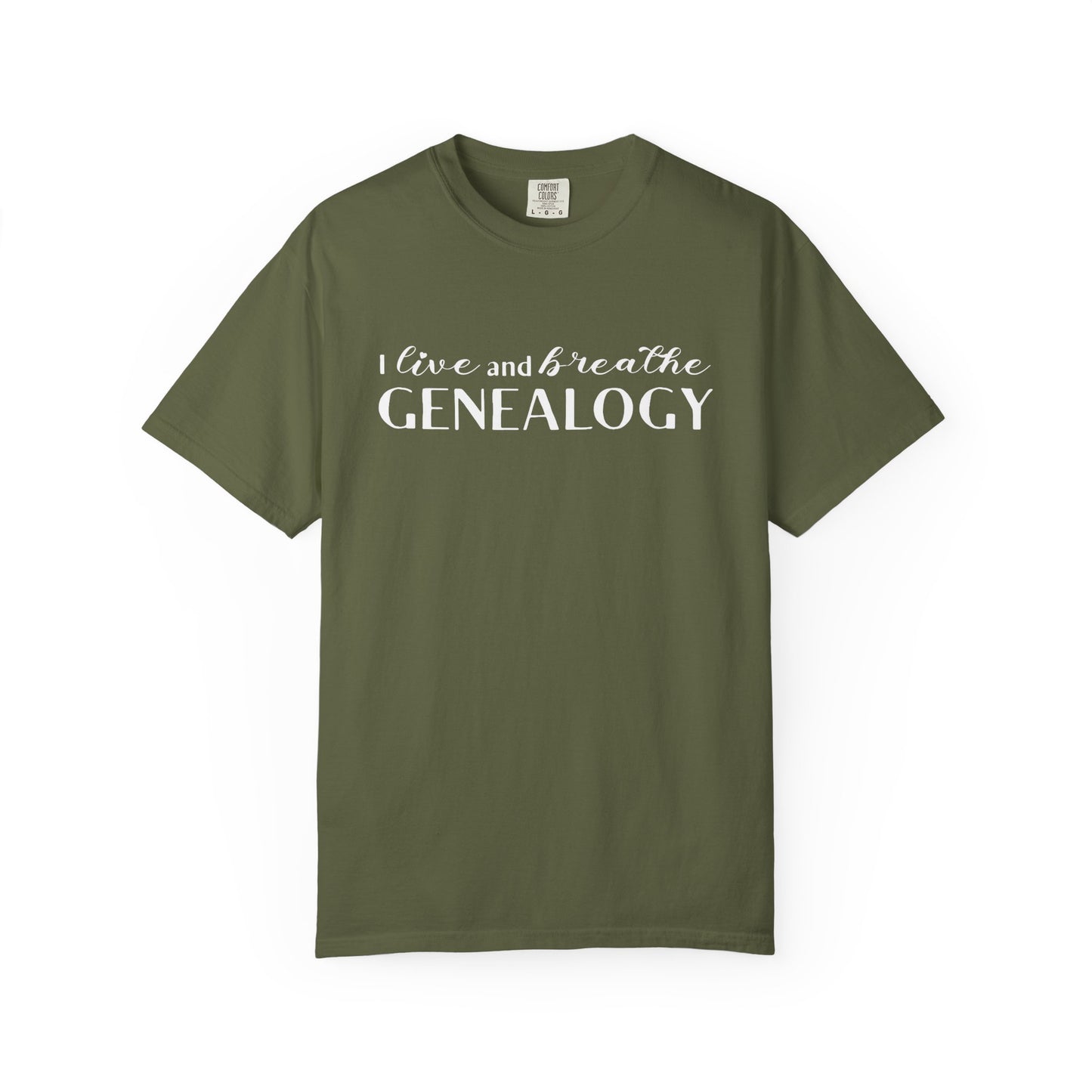 I Live and Breathe Genealogy Shirt