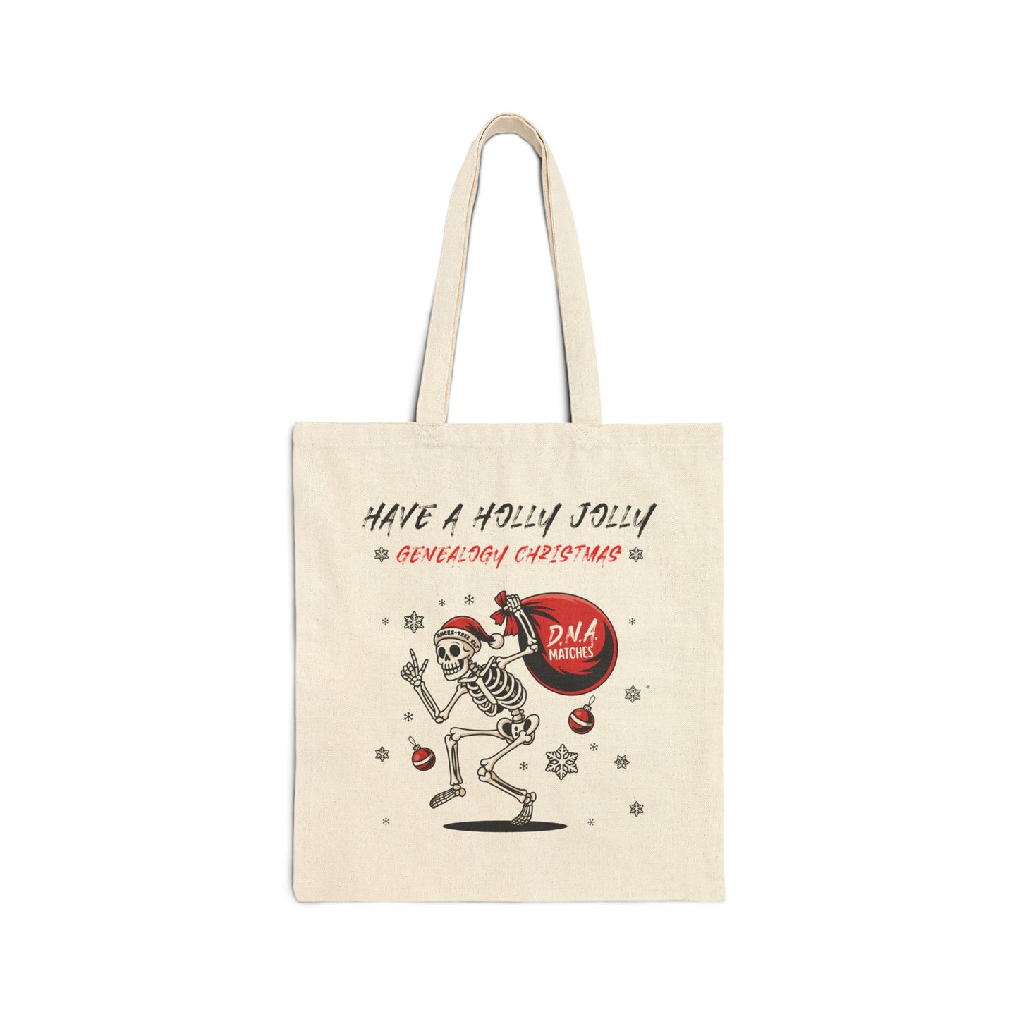 Have a Holly Jolly Genealogy Christmas Tote Bag