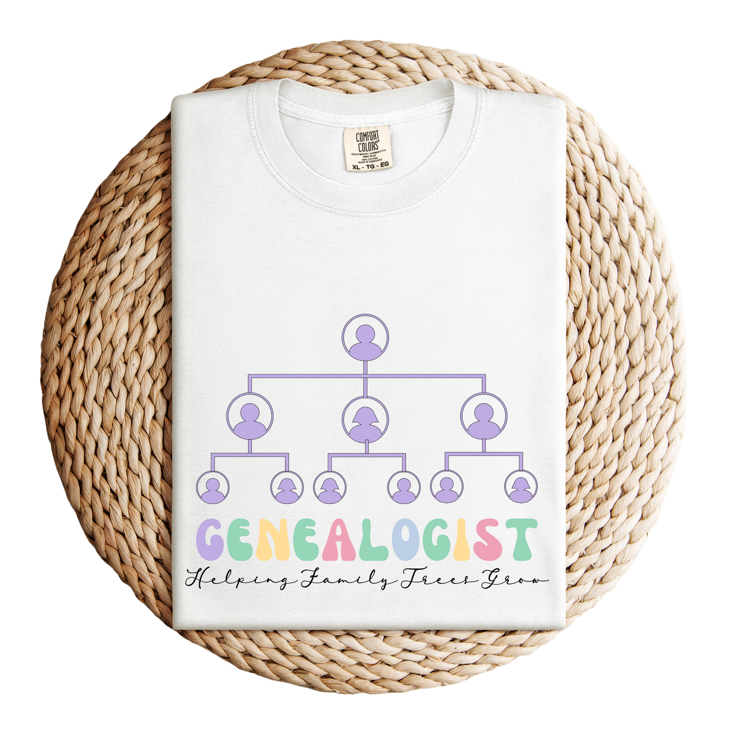 Genealogist Helping Family Trees Grow T-Shirt