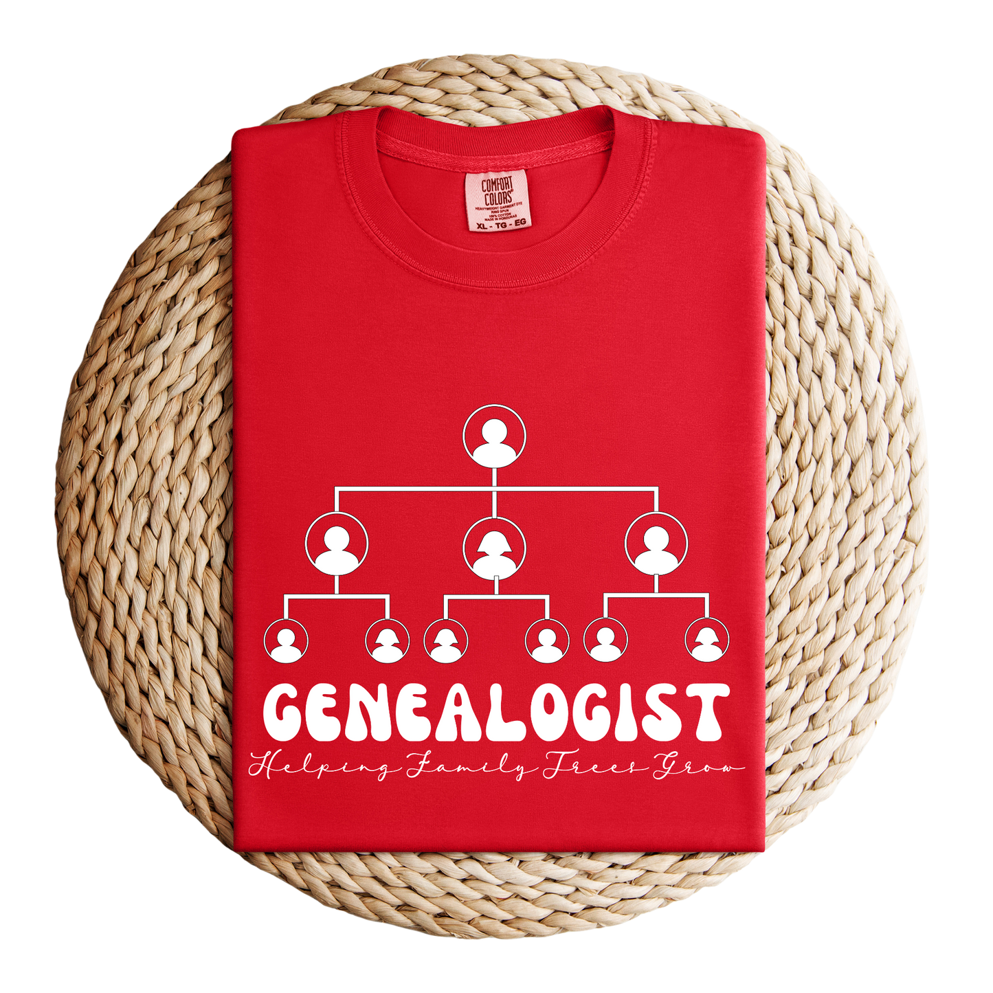 Genealogist Helping Family Trees Grow T-Shirt