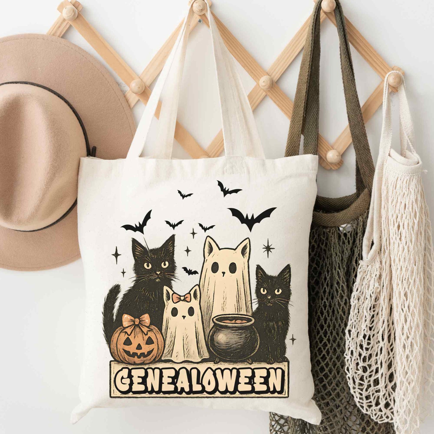 Trick or Treat Genealogy Halloween Tote Bag