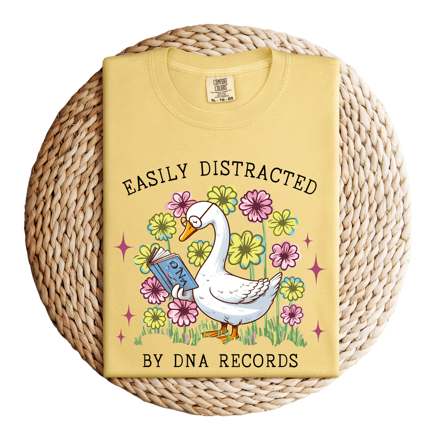 Easily Distracted by DNA Records T-Shirt
