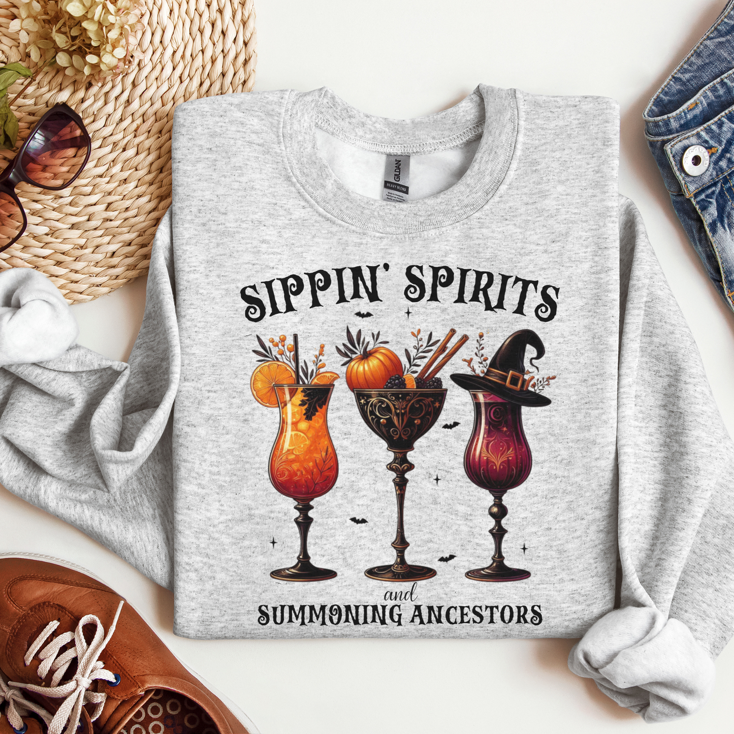 Sippin' Spirits and Summoning Ancestors Sweatshirt