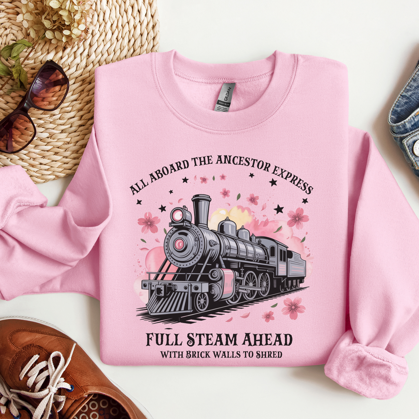 Funny Ancestor Train Express Sweatshirt