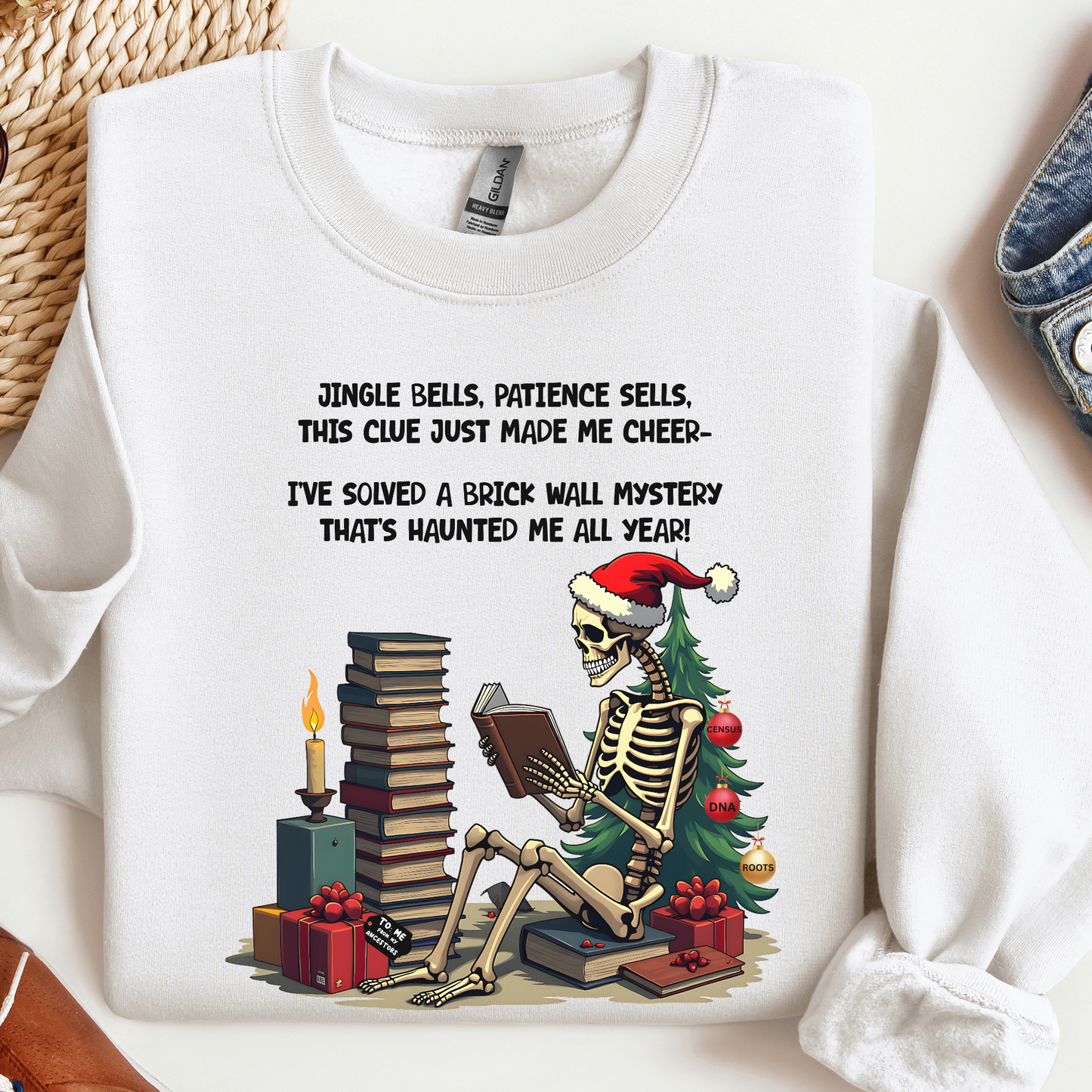 Genealogy Christmas Sweatshirt