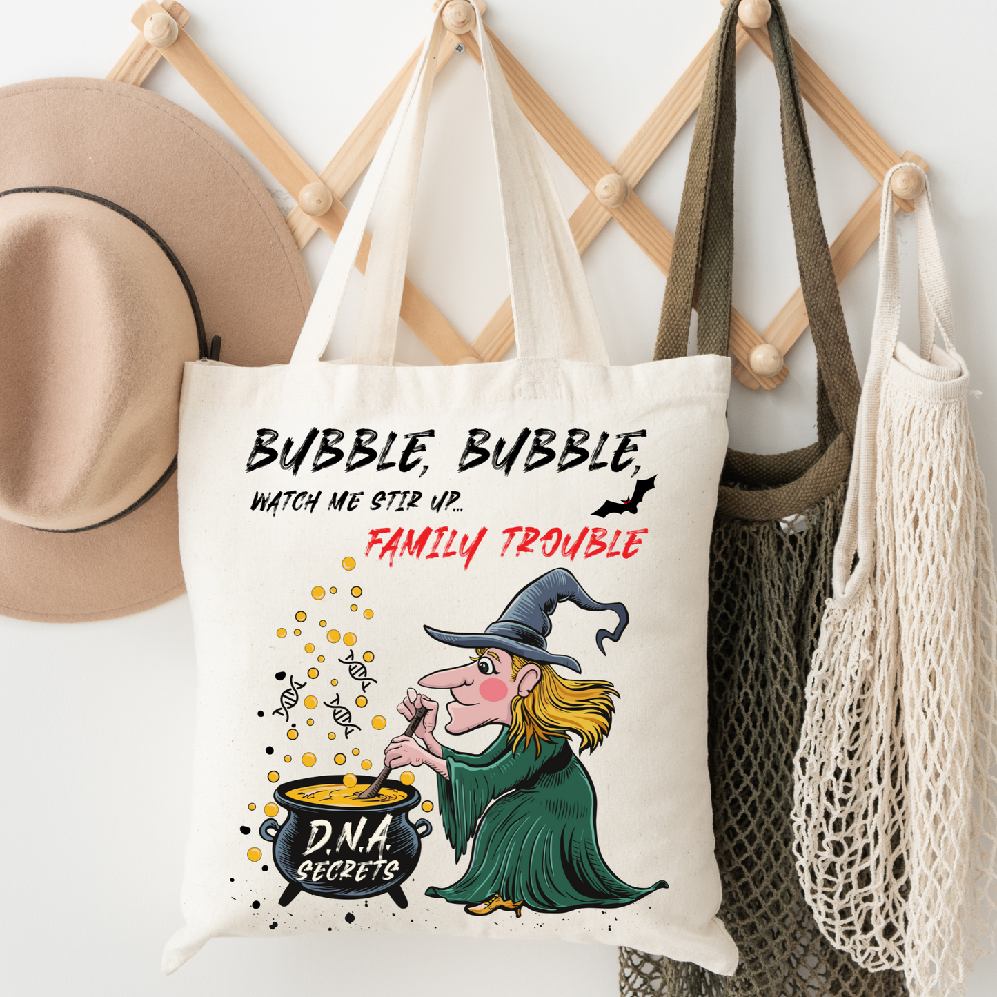 Bubble Bubble Family Trouble Tote Bag