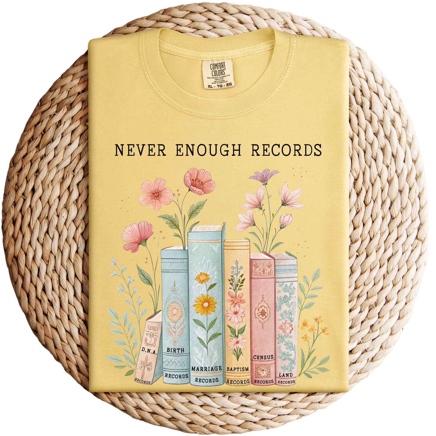 Never Enough Records Genealogy T-Shirt