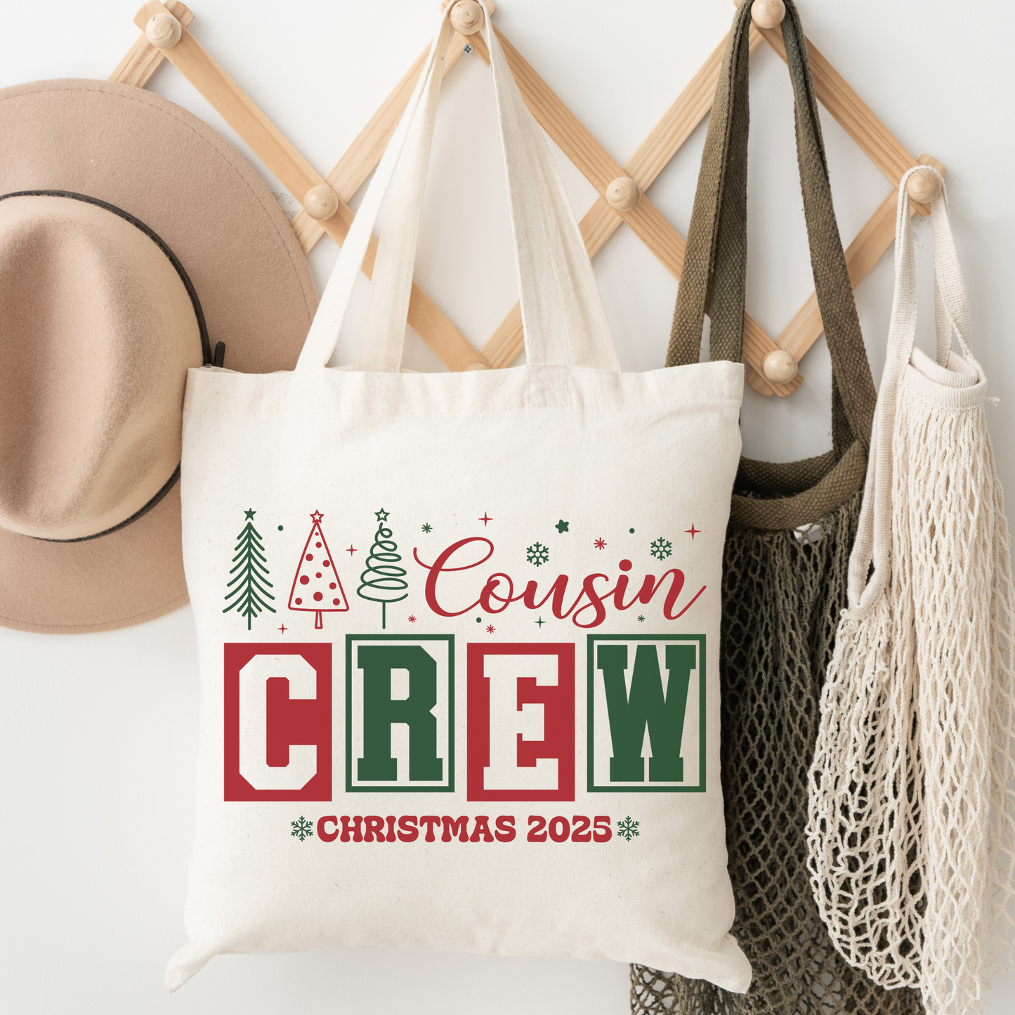 Cousin Crew Christmas 2025 Tote Bag