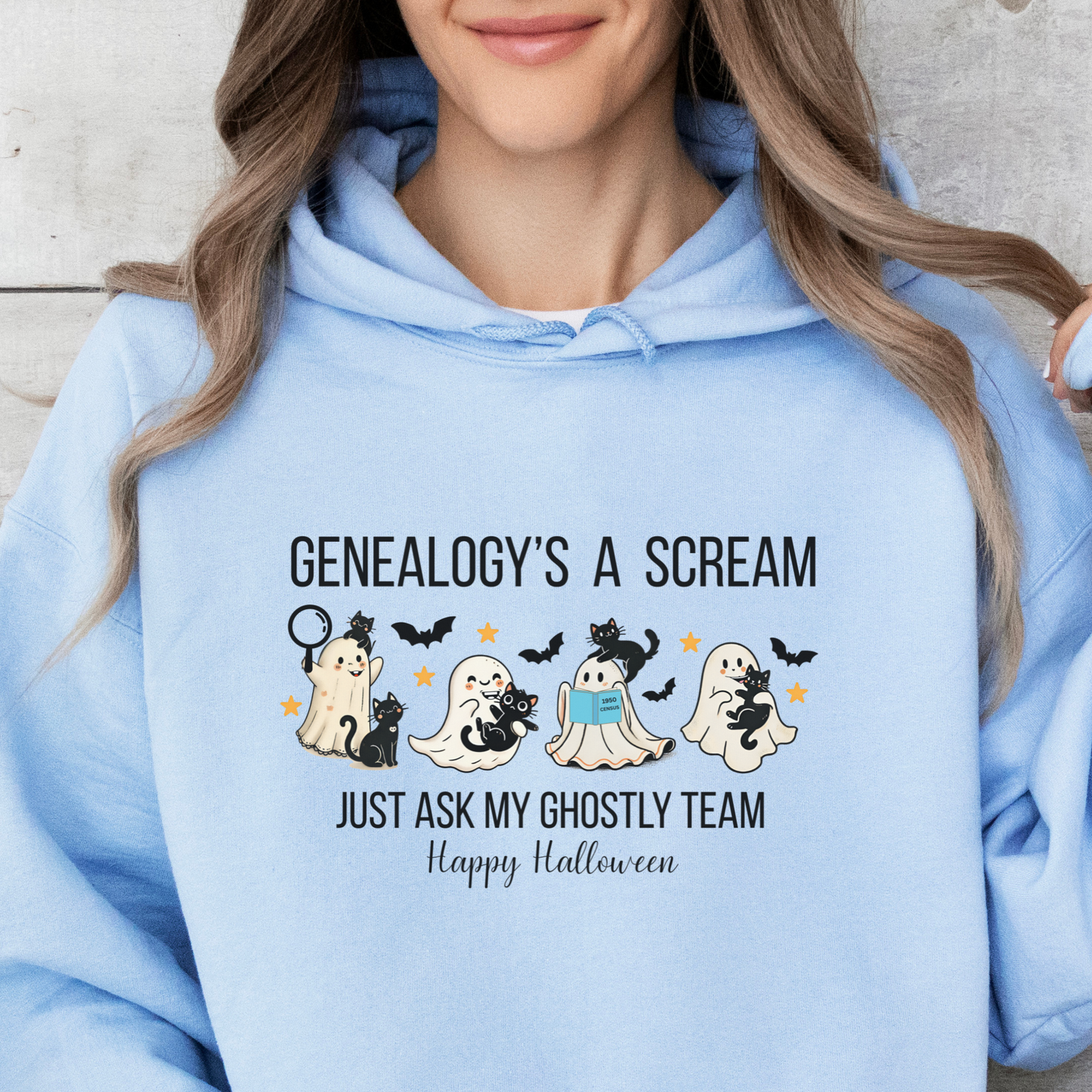 Genealogy's a Scream Halloween Hoodie