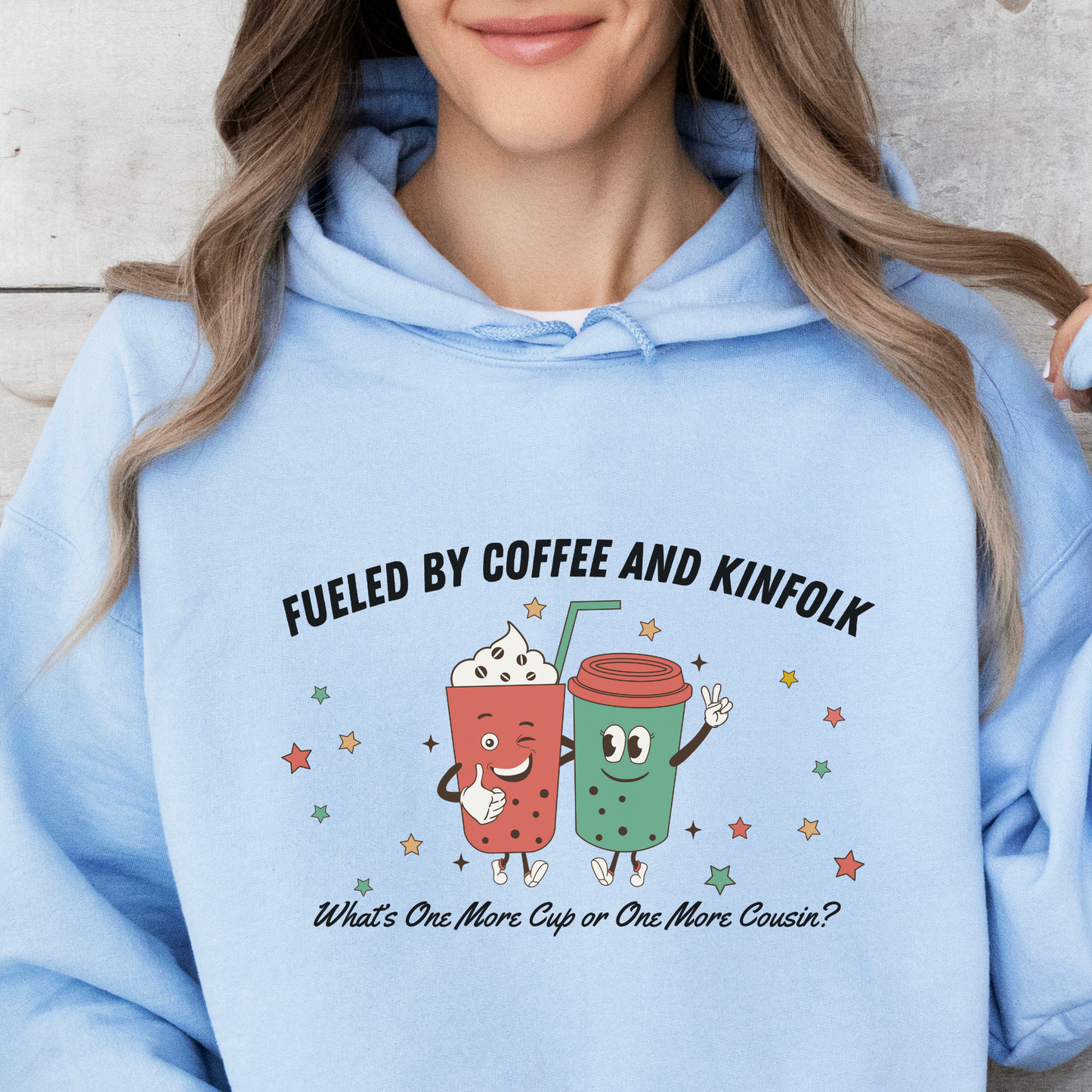 Fueled by Coffee and Kinfolk Hoodie