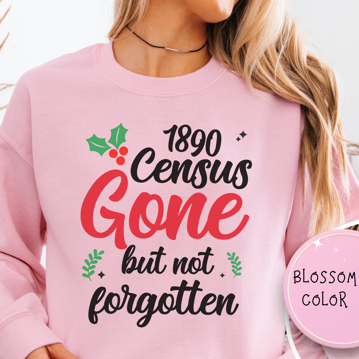 1890 Census Gone But Not Forgotten Sweatshirt