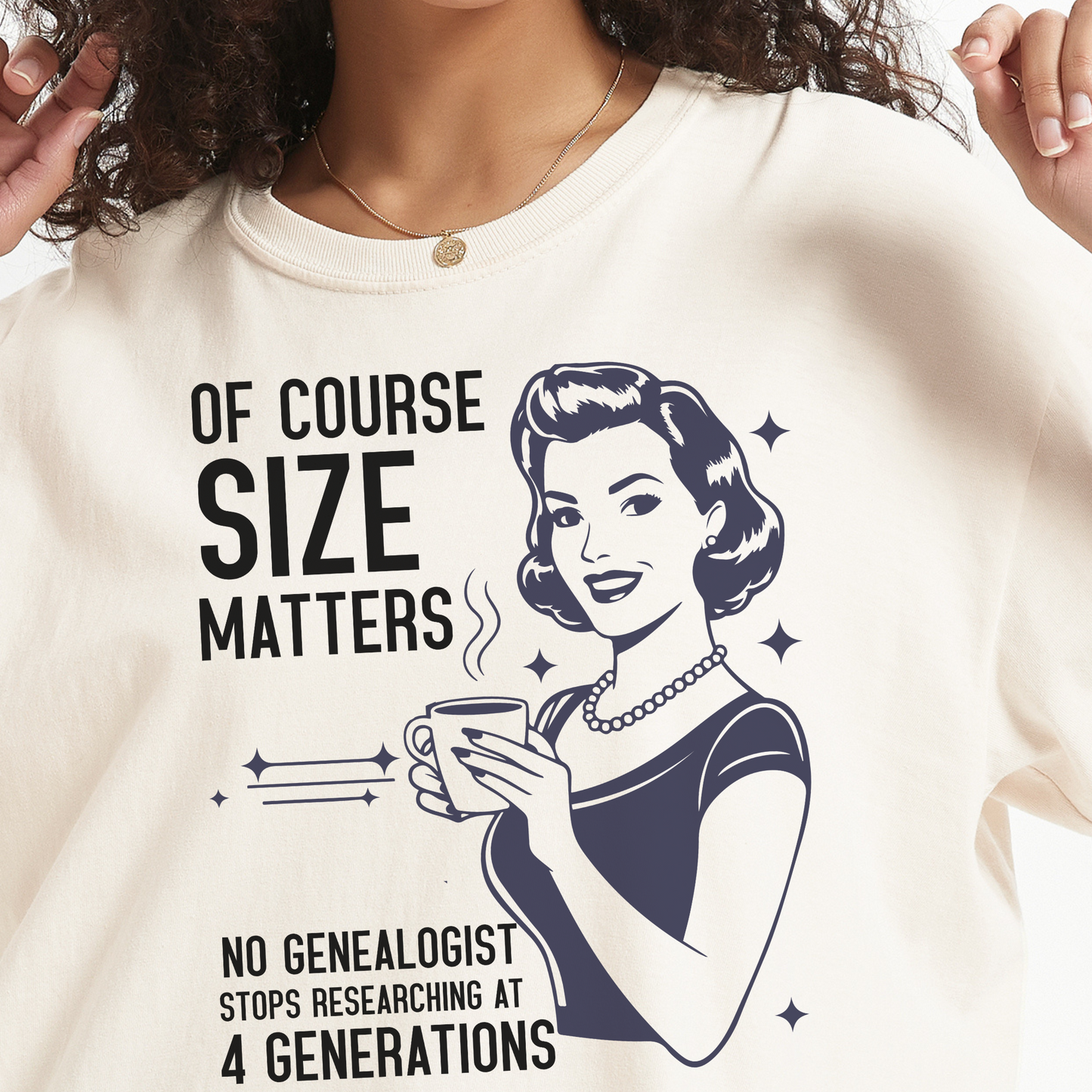 Size Matters Funny Genealogy T-Shirt