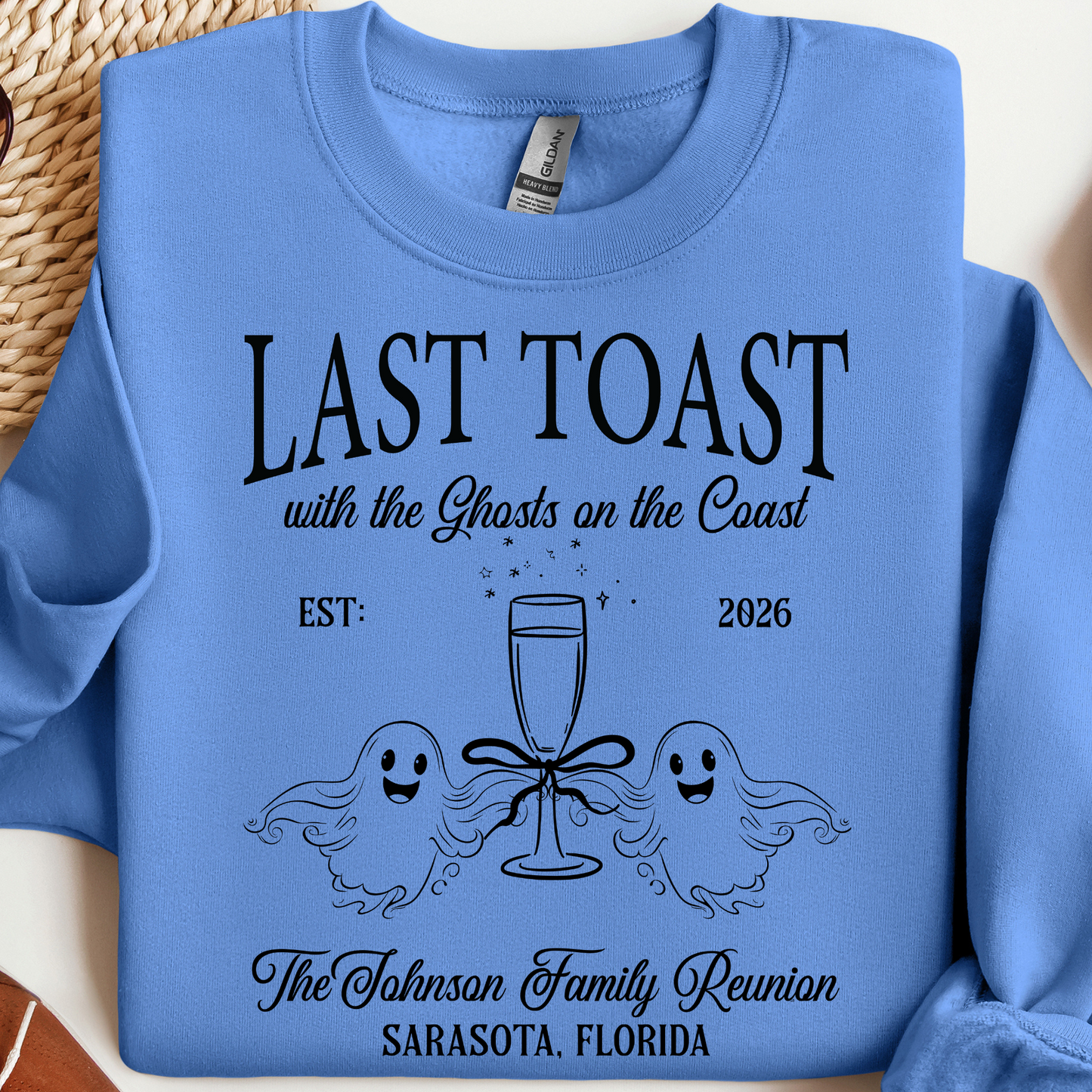 Last Toast With The Ghosts Family Reunion Sweatshirt