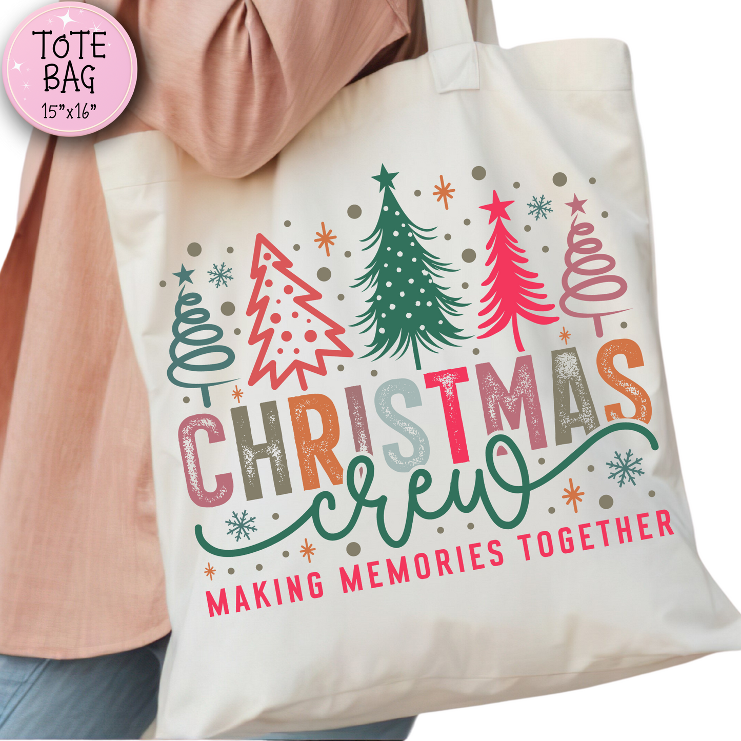 Christmas Crew Memories Tote Bag
