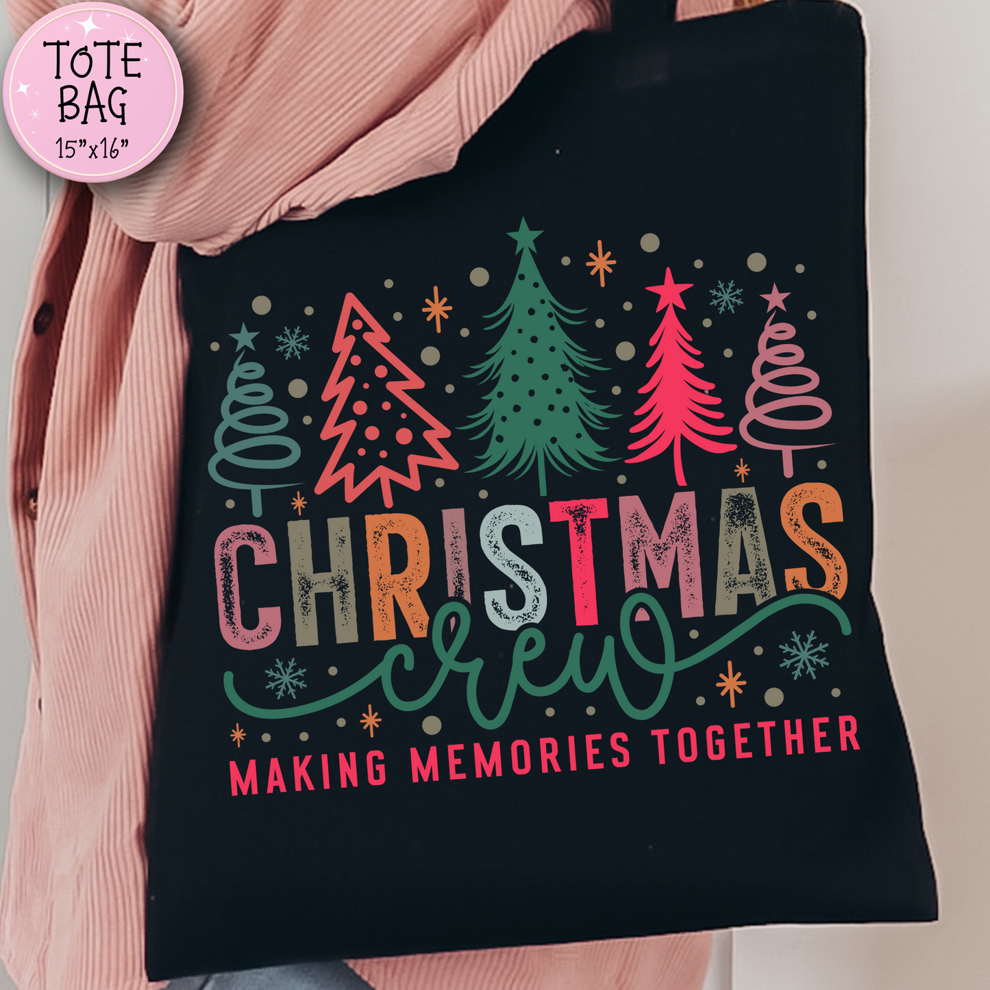 Christmas Crew Memories Tote Bag