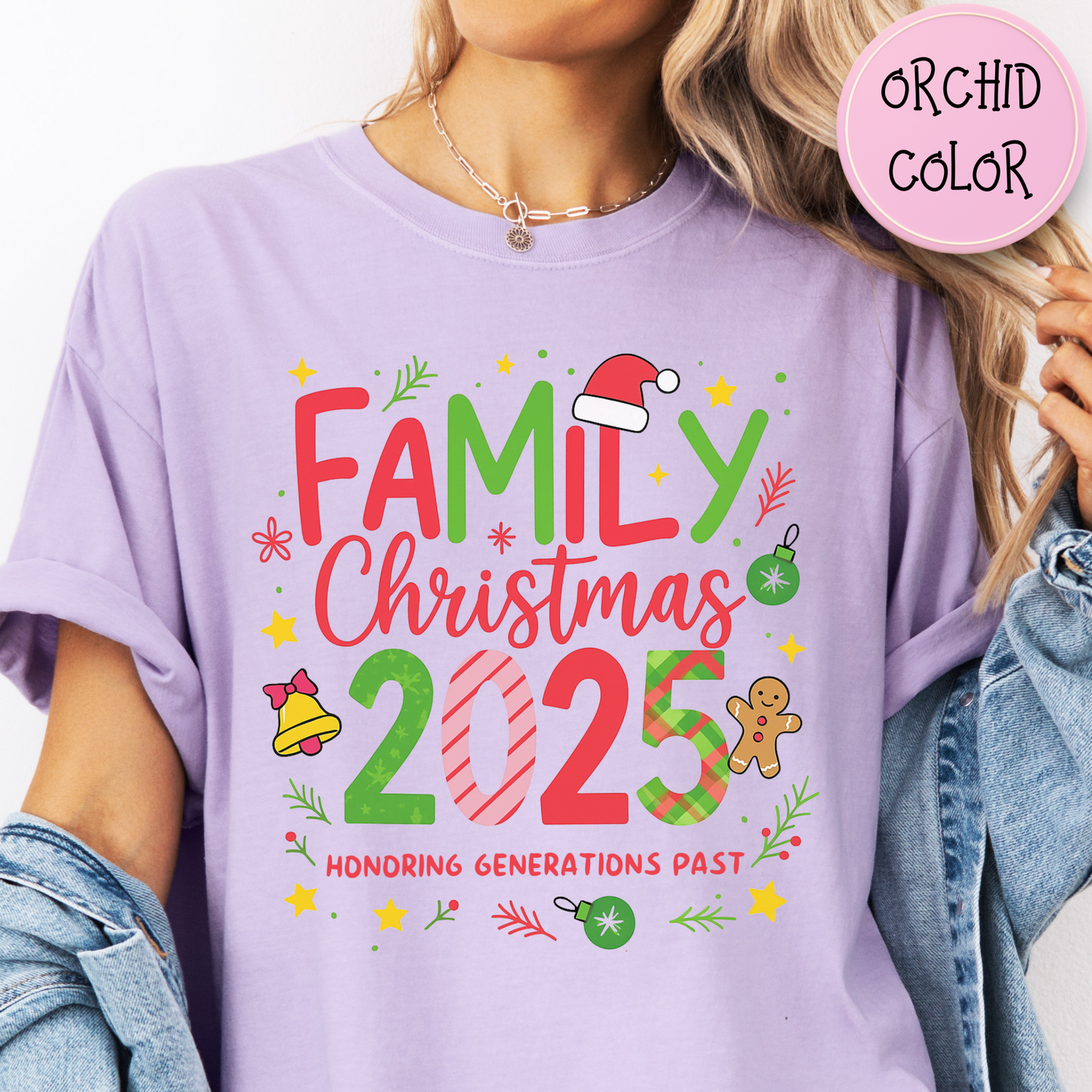 Family Christmas Honoring Generations Past T-Shirt