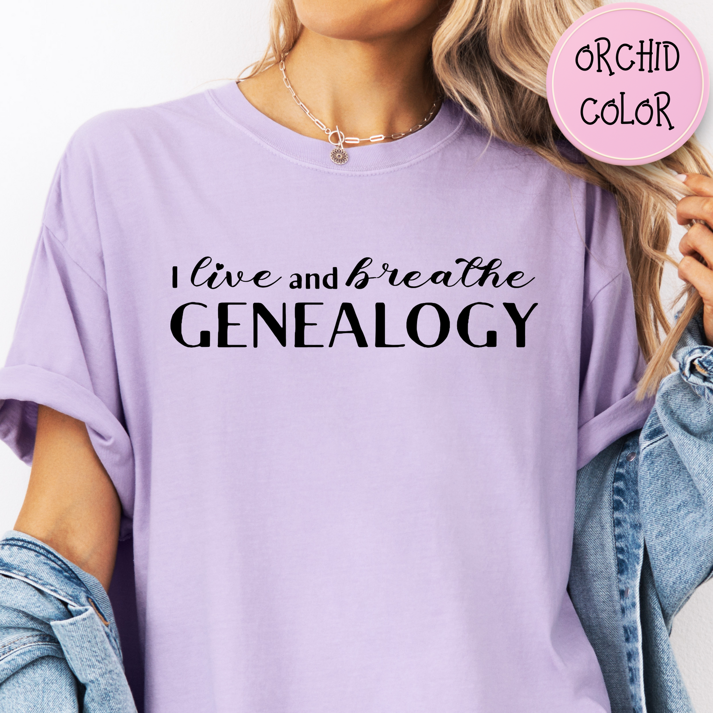 I Live and Breathe Genealogy Shirt