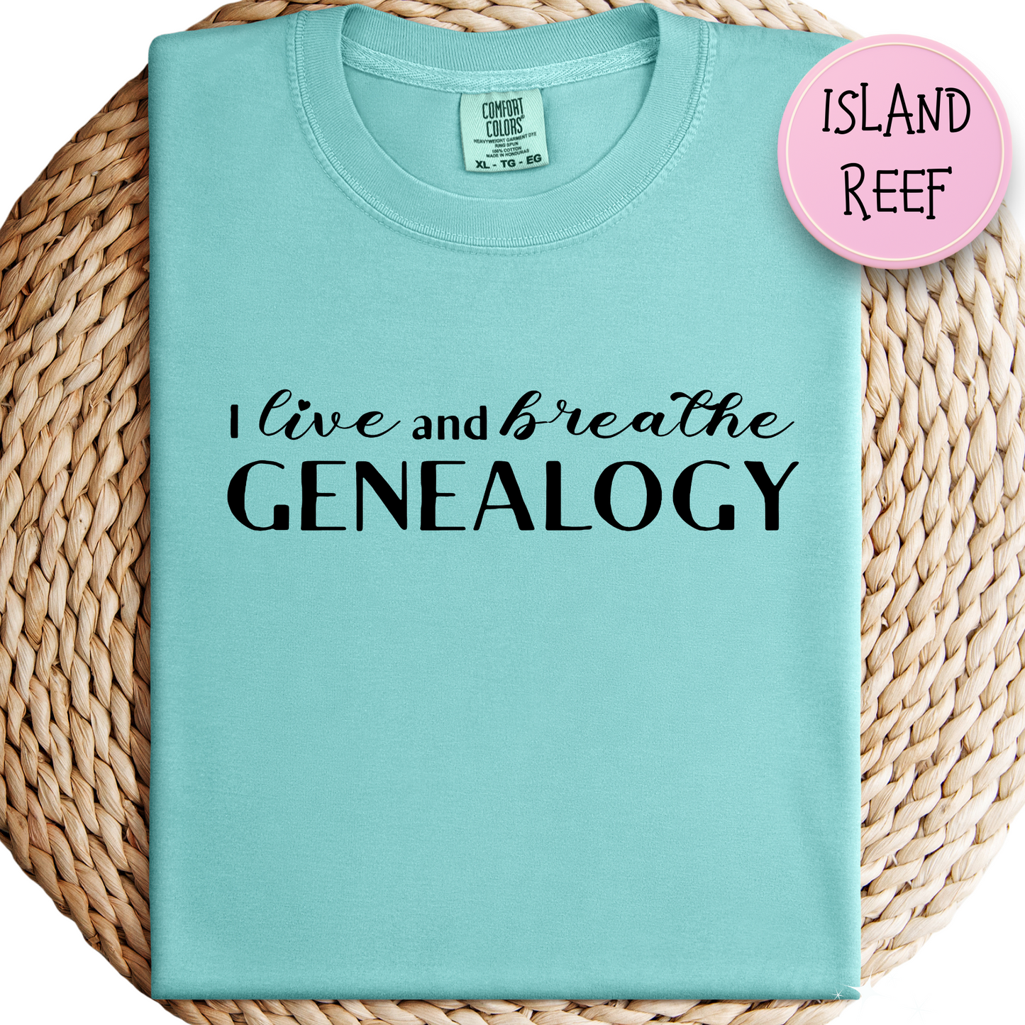 I Live and Breathe Genealogy Shirt