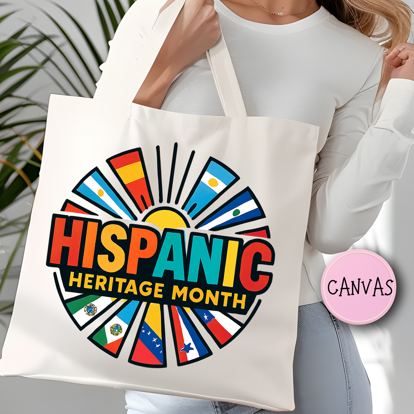 Hispanic Heritage Month Flag Celebration Tote Bag