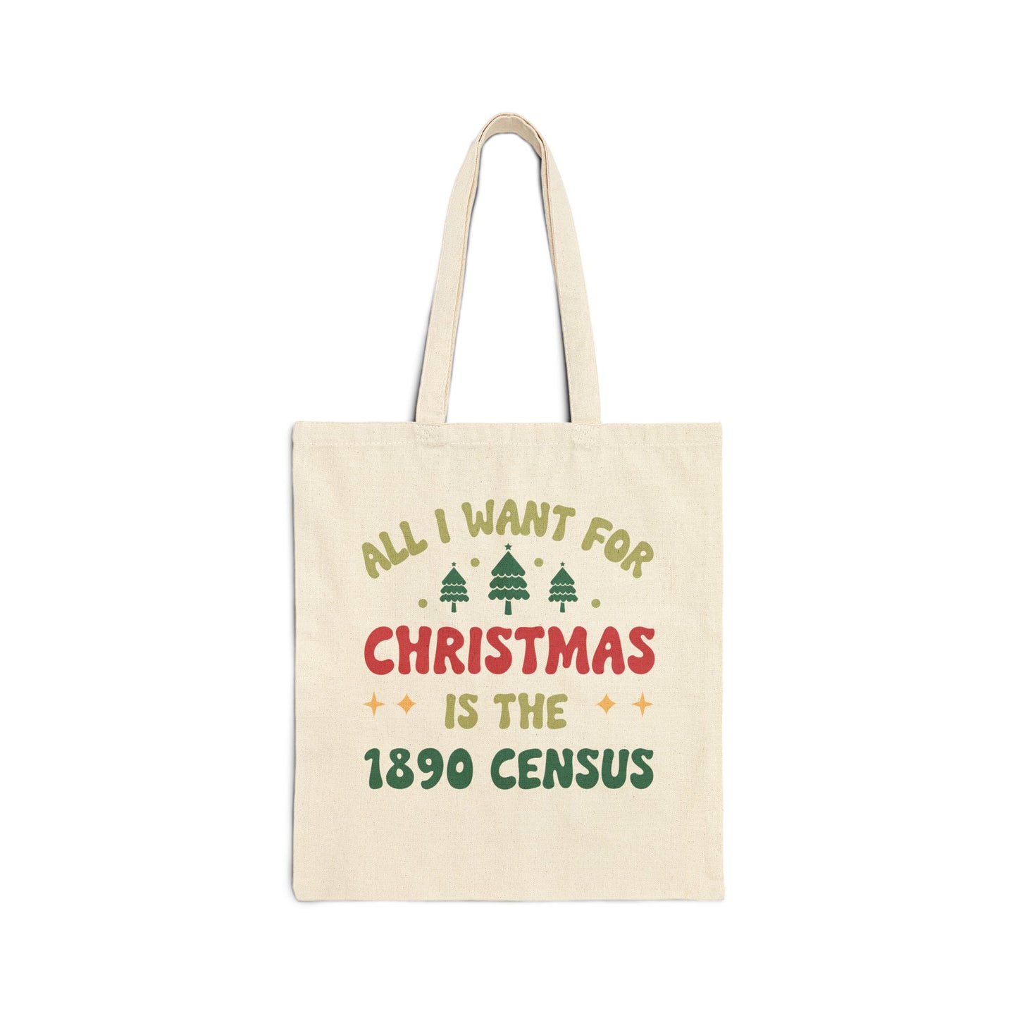 Christmas 1890 Census Tote Bag