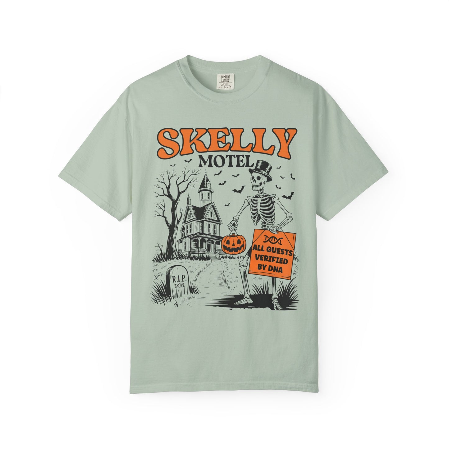 Funny Skeleton Motel DNA T-Shirt