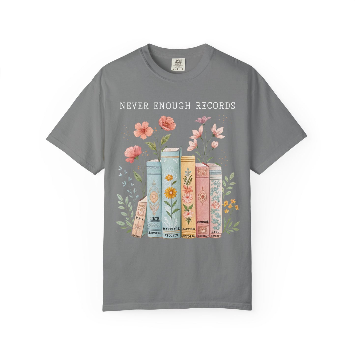 Never Enough Records Genealogy T-Shirt
