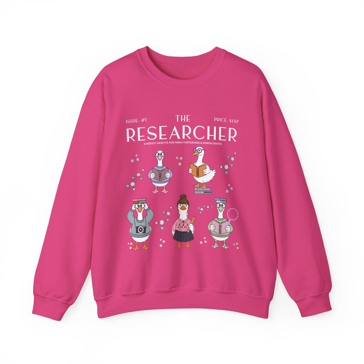 Researcher Goose Genealogy Sweatshirt
