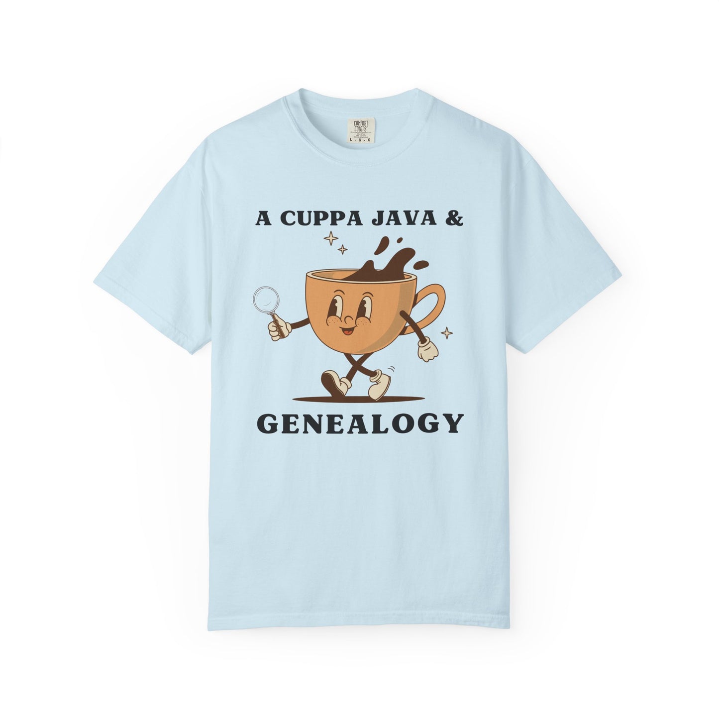 A Cuppa Java Genealogy Short Sleeve T-shirt