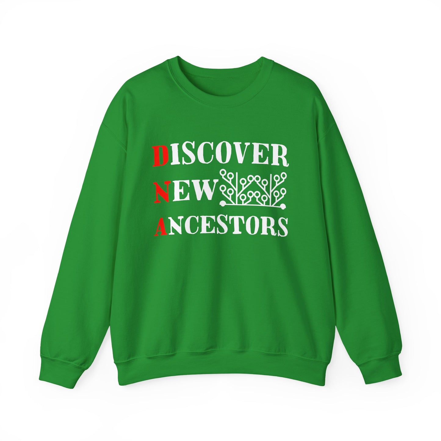 DNA - Discover New Ancestors Sweatshirt for Genealogy Fans