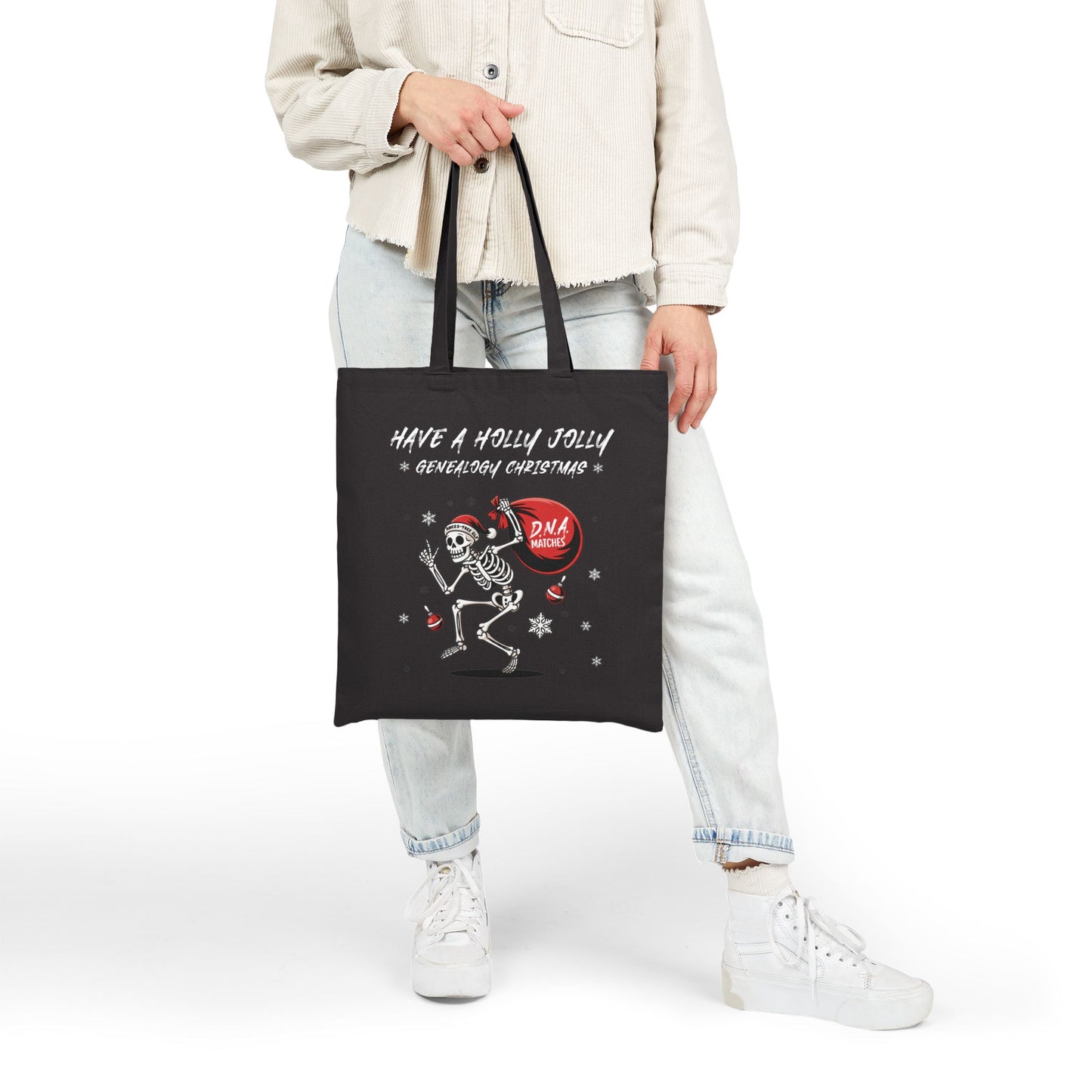 Have a Holly Jolly Genealogy Christmas Tote Bag