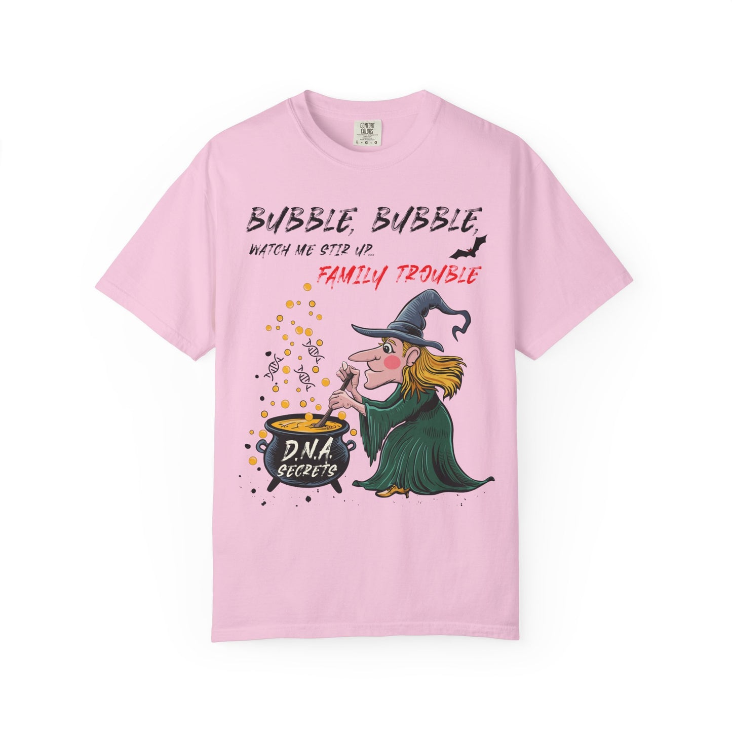 Funny DNA Genealogy T-Shirt Bubble Trouble