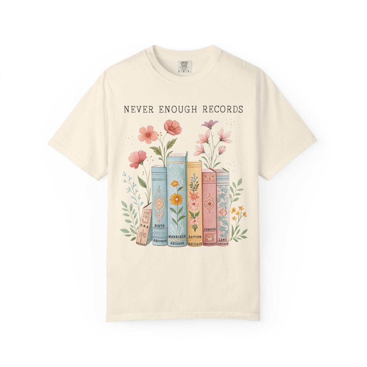 Never Enough Records Genealogy T-Shirt