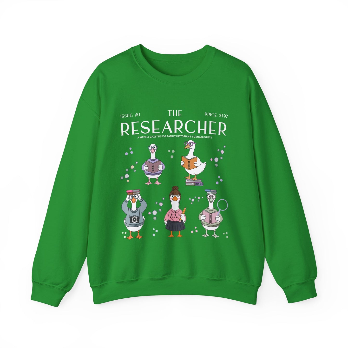 Researcher Goose Genealogy Sweatshirt