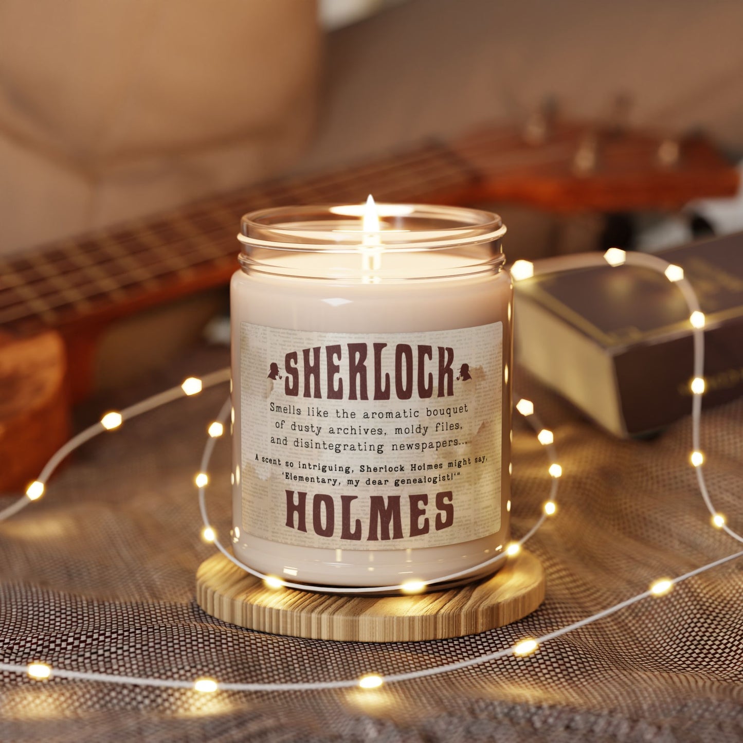 Sherlock Holmes Scented Candle for Family Reunion Favor