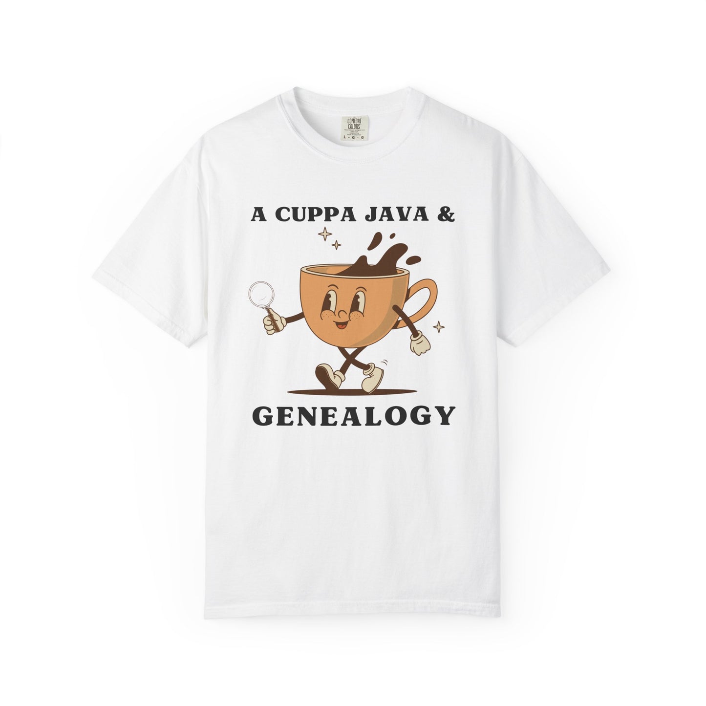 A Cuppa Java Genealogy Short Sleeve T-shirt