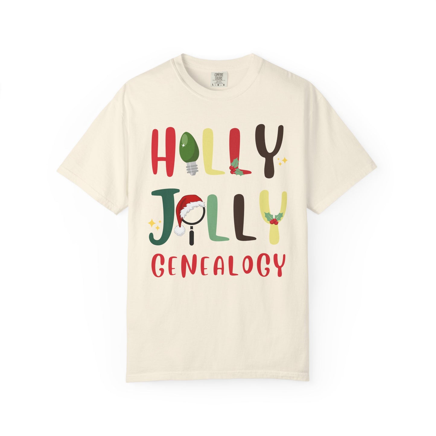 Holly Jolly Genealogy Christmas T-Shirt