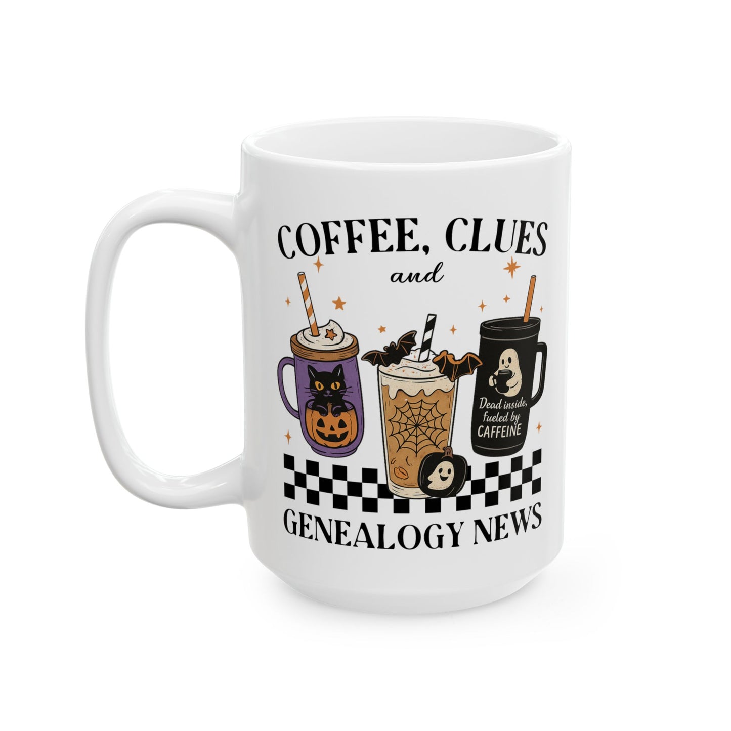 Coffee Clues and Genealogy News Mug