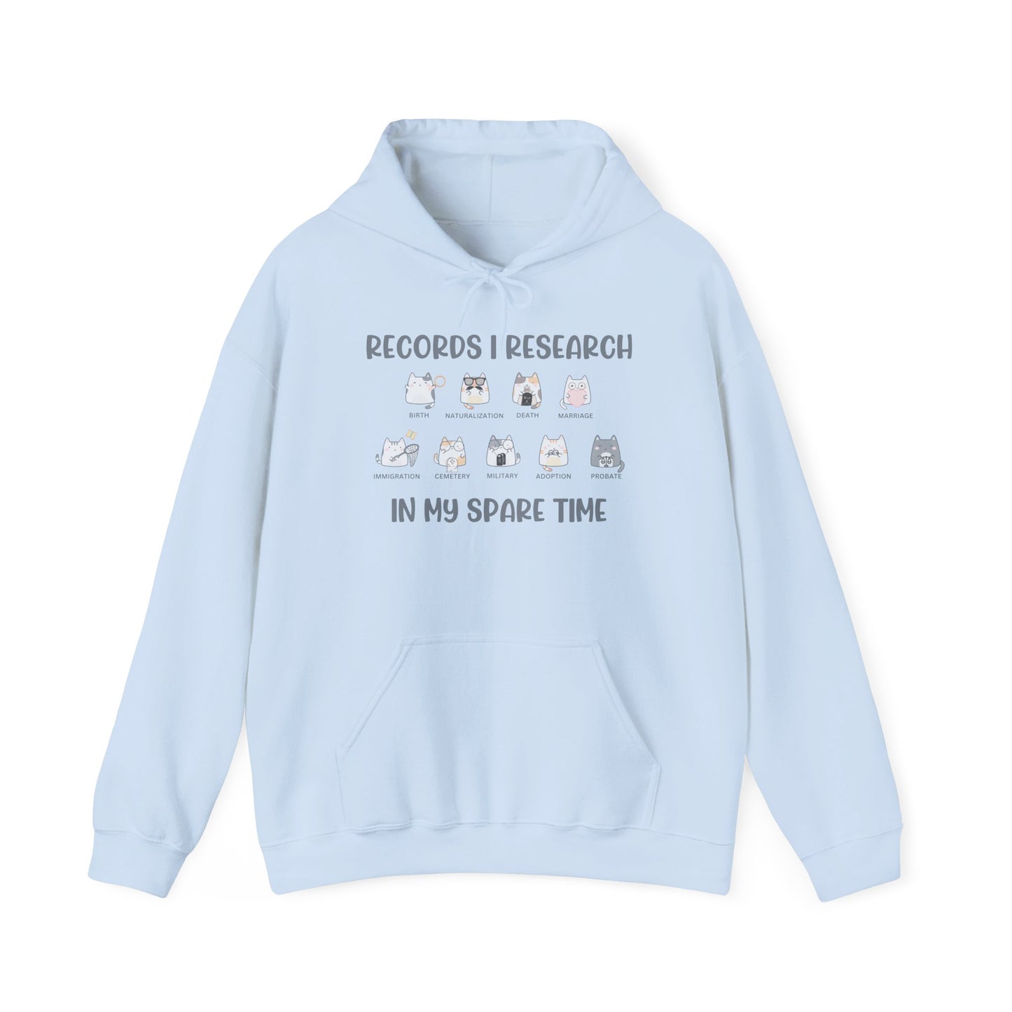 Records I Reseach in my Spare Time Hoodie