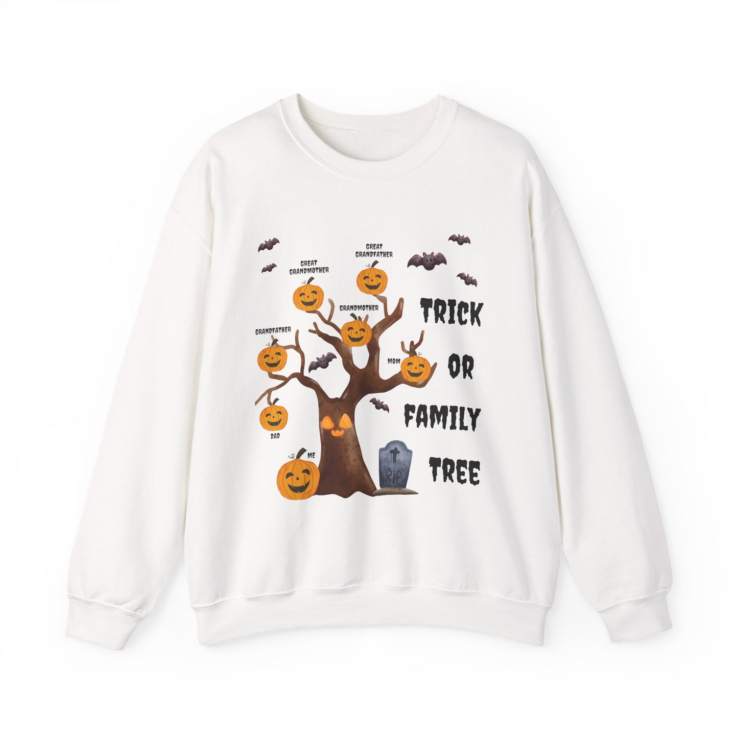 Halloween Genealogy Trick or Family Tree Sweatshirt