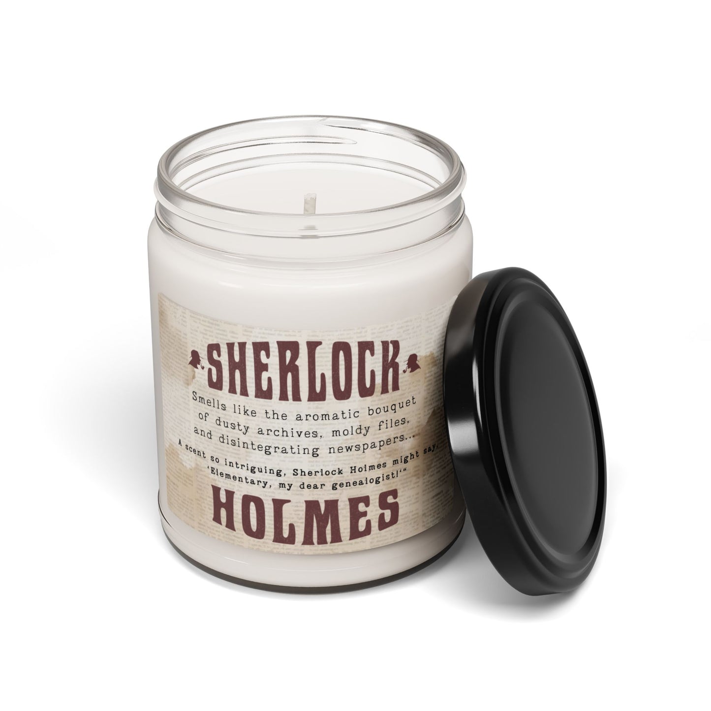 Sherlock Holmes Scented Candle for Family Reunion Favor
