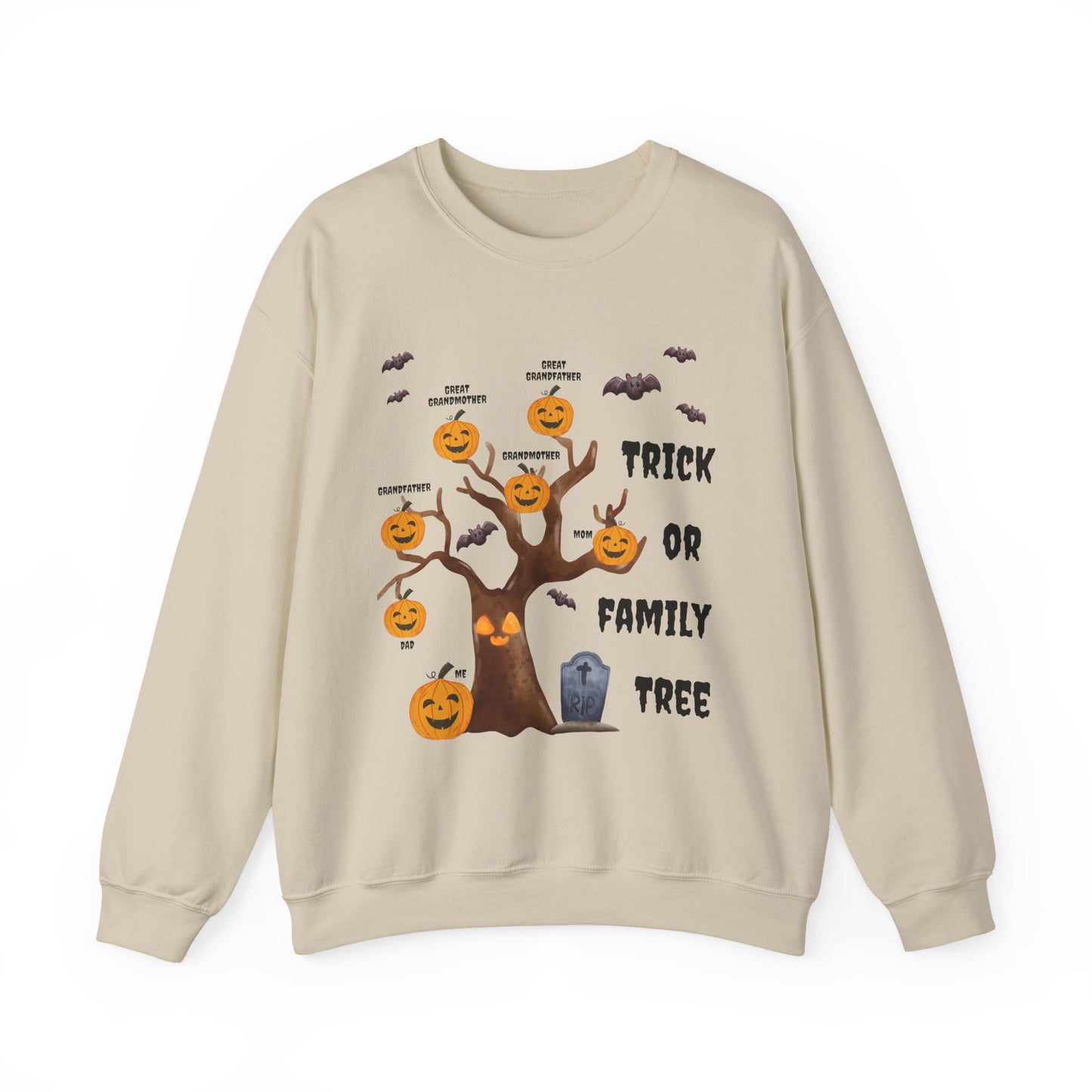 Halloween Genealogy Trick or Family Tree Sweatshirt