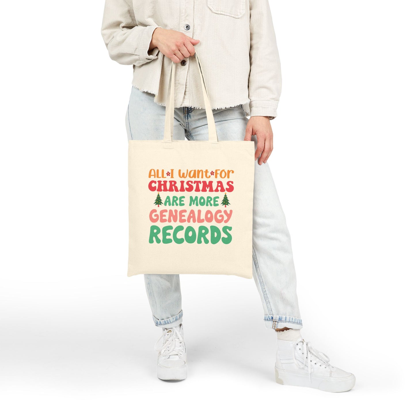All I Want For Christmas Are More Genealogy Records Tote Bag