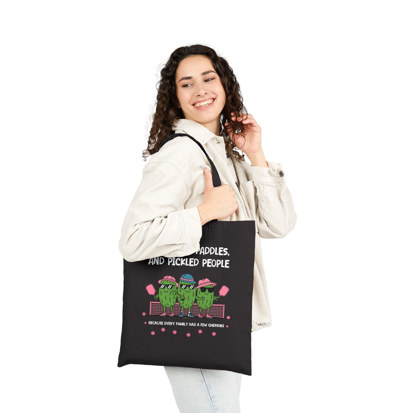 Funny Genealogy Pickleball Tote Bag