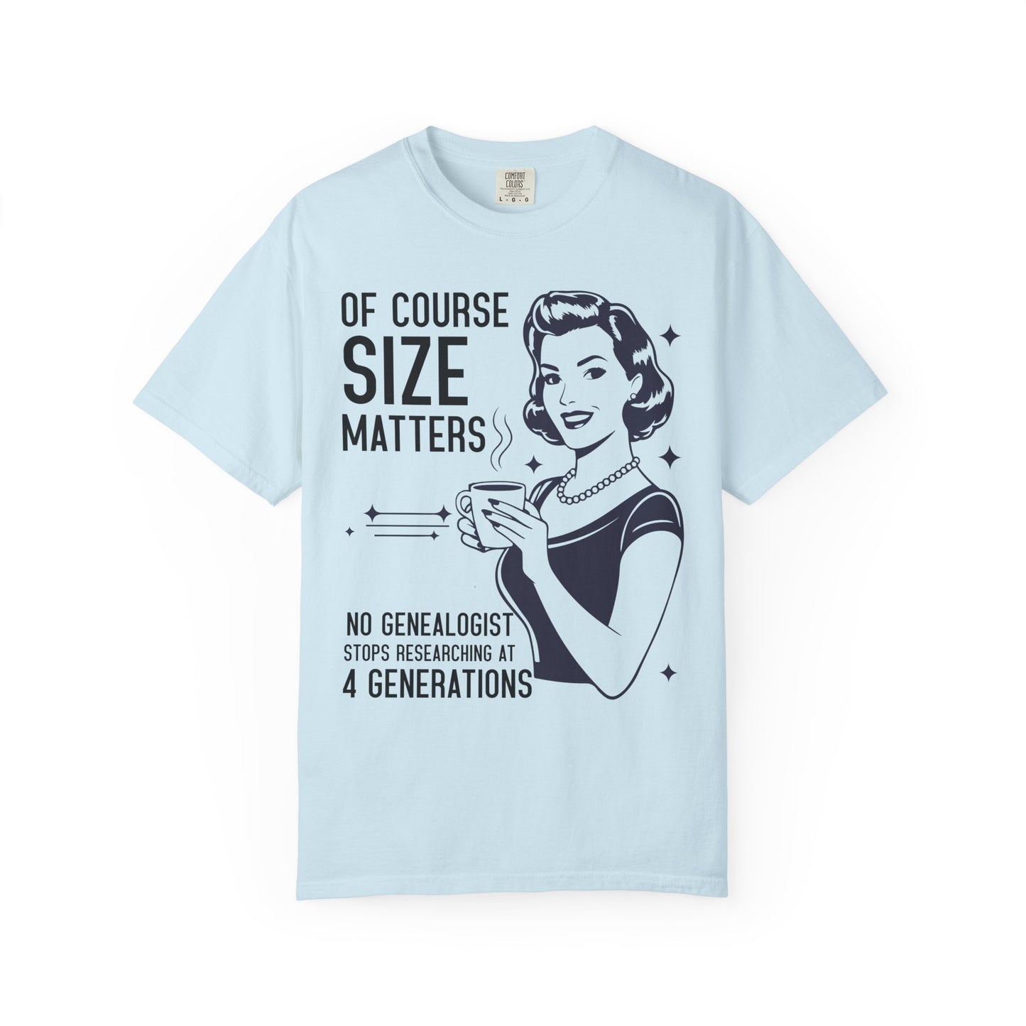 Size Matters Funny Genealogy T-Shirt