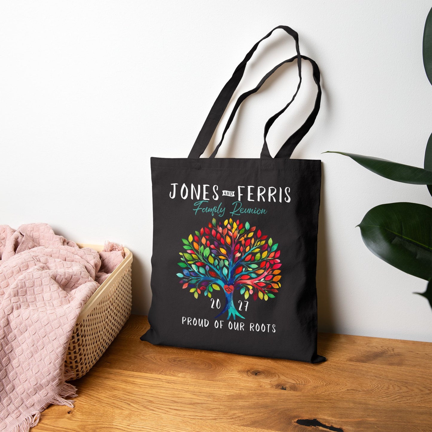 Personalized Family Reunion Tote